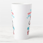 セウス博士 |先生教え一つか二つお願い カフェラテマグ (正面)