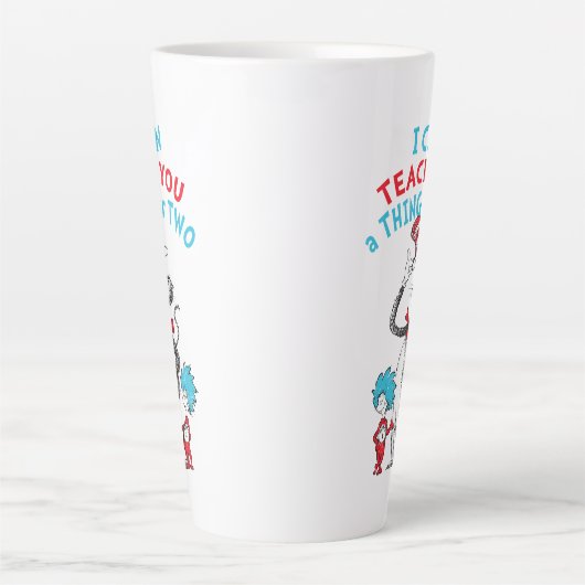 セウス博士 |先生教え一つか二つお願い カフェラテマグ (正面)