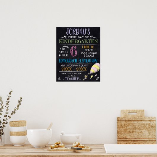 セウス博士 |学校の初日または最終日 ポスター (キッチン)