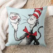 セウス博士 |帽子とクリンクレビンの猫 クッション (ブランケット)