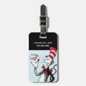 セウス博士 |帽子とクリンクレビンの猫 ラゲッジタグ (正面縦)