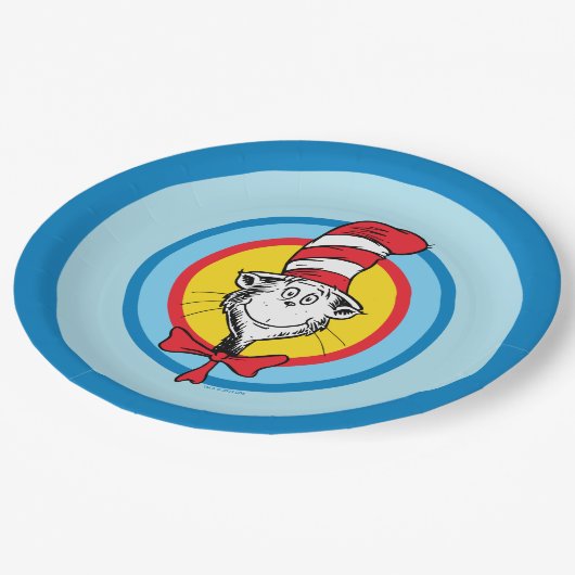 セウス博士 | 帽子の中の猫 ペーパープレート (アングル)