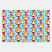 セウス博士 | 帽子の中の猫 ラッピングペーパーシート (正面2)