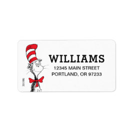 セウス博士 |帽子の中の猫 ラベル