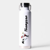 セウス博士 |帽子の名前の描猫 ウォーターボトル (正面)