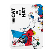 セウス博士 |帽子の猫がクリーンアップ マグネット (縦)