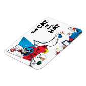 セウス博士 |帽子の猫がクリーンアップ マグネット (左側)