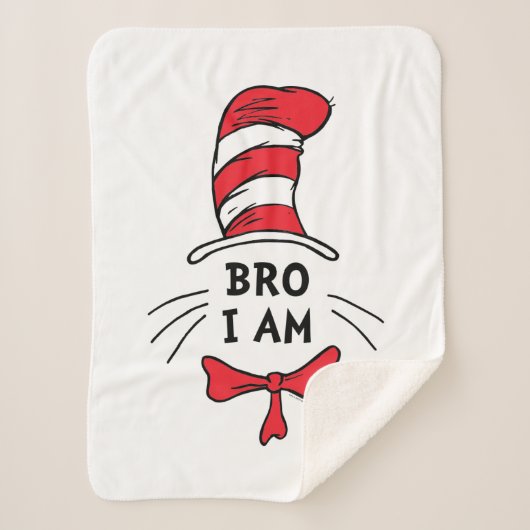 セウス博士 |帽子の猫 – Brother シェルパブランケット (正面)