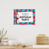 セウス博士 |帽子の誕生日パーティーで猫 ポスター (キッチン)