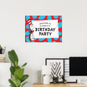 セウス博士 |帽子の誕生日パーティーで猫 ポスター (ホームオフィス)