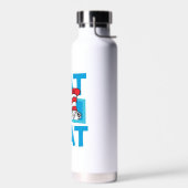 セウス博士 |帽子ロゴの猫 ウォーターボトル (左面)