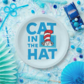 セウス博士 |帽子ロゴの猫 ペーパープレート (パーティー)