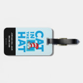 セウス博士 |帽子ロゴの猫 ラゲッジタグ (裏面横)