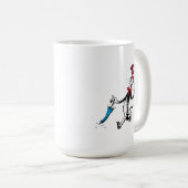 セウス博士 |帽子傘の中の猫 コーヒーマグカップ (正面右)