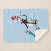 セウス博士 |帽子傘の中の猫 シェルパブランケット (正面(横))