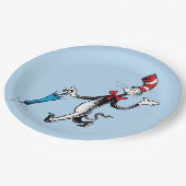 セウス博士 |帽子傘の中の猫 ペーパープレート (アングル)