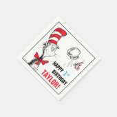 セウス博士 |帽子誕生日の猫 スタンダードカクテルナプキン (角)