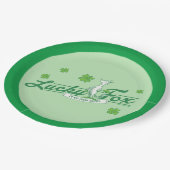 セウス博士 |彼のアイリッシュソックスの幸運なキツネ ペーパープレート (アングル)