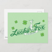 セウス博士 |彼のアイリッシュソックスの幸運なキツネ ポストカード (正面/裏面)