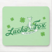 セウス博士 |彼のアイリッシュソックスの幸運なキツネ マウスパッド (正面)