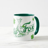 セウス博士 |彼のアイリッシュソックスの幸運なキツネ マグカップ (正面右)