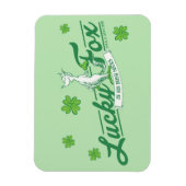 セウス博士 |彼のアイリッシュソックスの幸運なキツネ マグネット (縦)