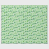 セウス博士 |彼のアイリッシュソックスの幸運なキツネ ラッピングペーパー (フラット)