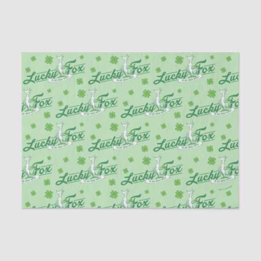 セウス博士 |彼のアイリッシュソックスの幸運なキツネ 薄葉紙 (正面)