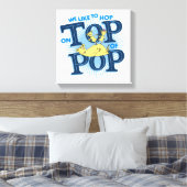 セウス博士 |我々は上に飛ぶのが好きポップ・アートの キャンバスプリント (インサイチュ (寝室))