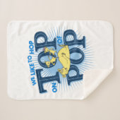 セウス博士 |我々は上に飛ぶのが好きポップ・アートの シェルパブランケット (正面(横))