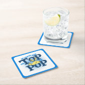 セウス博士 |我々は上に飛ぶのが好きポップ・アートの スクエアペーパーコースター (インサイチュ)