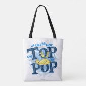 セウス博士 |我々は上に飛ぶのが好きポップ・アートの トートバッグ (裏面)