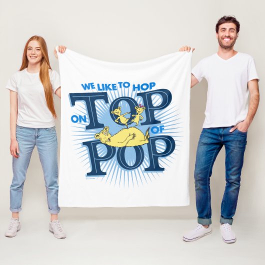 セウス博士 |我々は上に飛ぶのが好きポップ・アートの フリースブランケット (インサイチュ)