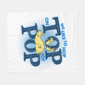 セウス博士 |我々は上に飛ぶのが好きポップ・アートの フリースブランケット (正面(横))