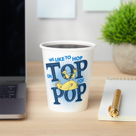 セウス博士 |我々は上に飛ぶのが好きポップ・アートの 紙コップ (インサイチュ)