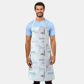 セウス博士 |父の日の引用文パターン エプロン (着用した状態)