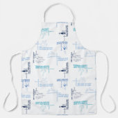 セウス博士 |父の日の引用文パターン エプロン (正面)
