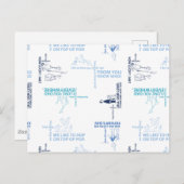 セウス博士 |父の日の引用文パターン ポストカード (正面/裏面)