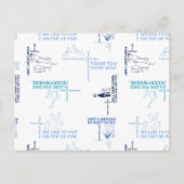 セウス博士 |父の日の引用文パターン ポストカード (正面)