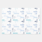 セウス博士 |父の日の引用文パターン ラッピングペーパーシート (正面2)