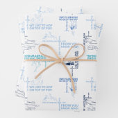 セウス博士 |父の日の引用文パターン ラッピングペーパーシート (インサイチュ)