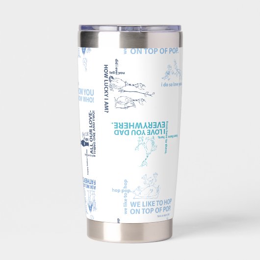 セウス博士 |父の日の引用文パターン 保温保冷タンブラー (背面)