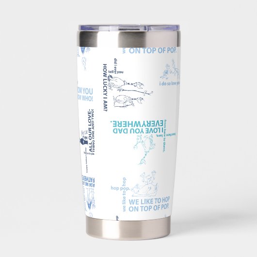 セウス博士 |父の日の引用文パターン 保温保冷タンブラー (正面)