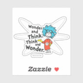 セウス博士 疑問に思|と考え。考え疑問に思. シール (シート)