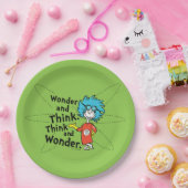 セウス博士 疑問に思|と考え。考え疑問に思. ペーパープレート (パーティー)