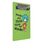 セウス博士 疑問に思|と考え。考え疑問に思. ミニクリップボード (アングル)