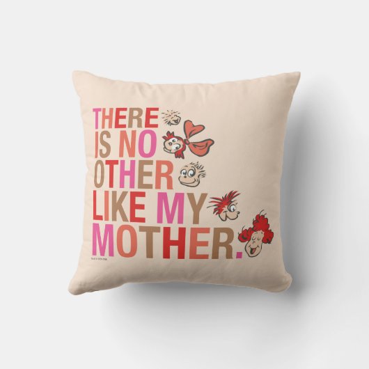 セウス博士 |私の母のような他の存在はない クッション (裏面)