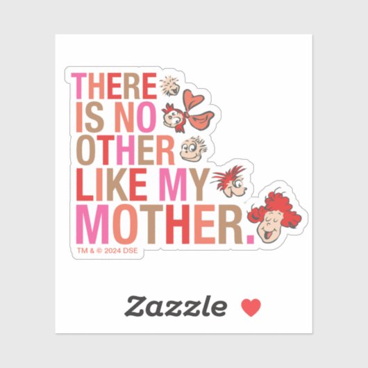 セウス博士 |私の母のような他の存在はない シール (シート)