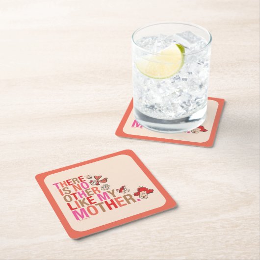 セウス博士 |私の母のような他の存在はない スクエアペーパーコースター (インサイチュ)