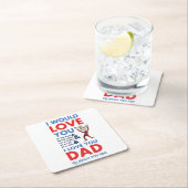 セウス博士 |私はあなたが見てパパが大好き スクエアペーパーコースター (インサイチュ)